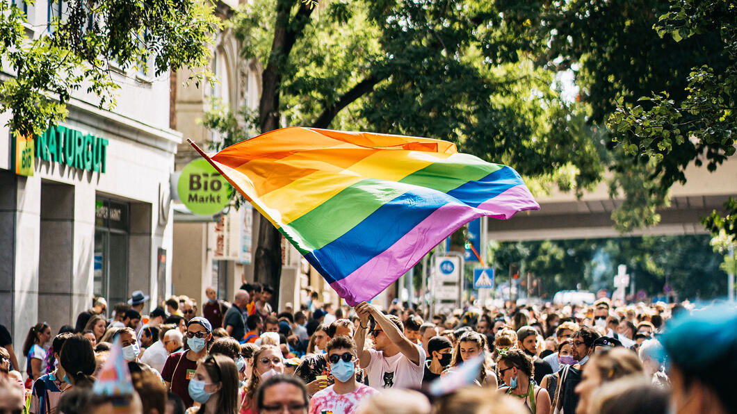 Regenboog vlag