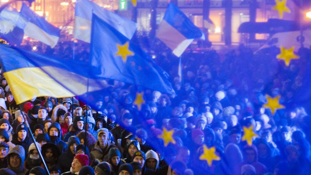 Protest op het Maidanplein (foto: Evgeny Feldman)