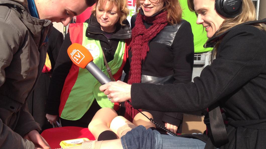 Kamerlid Linda Voortman (m) in actie voor goede zorg Het gaat om mensen, niet om cijfers